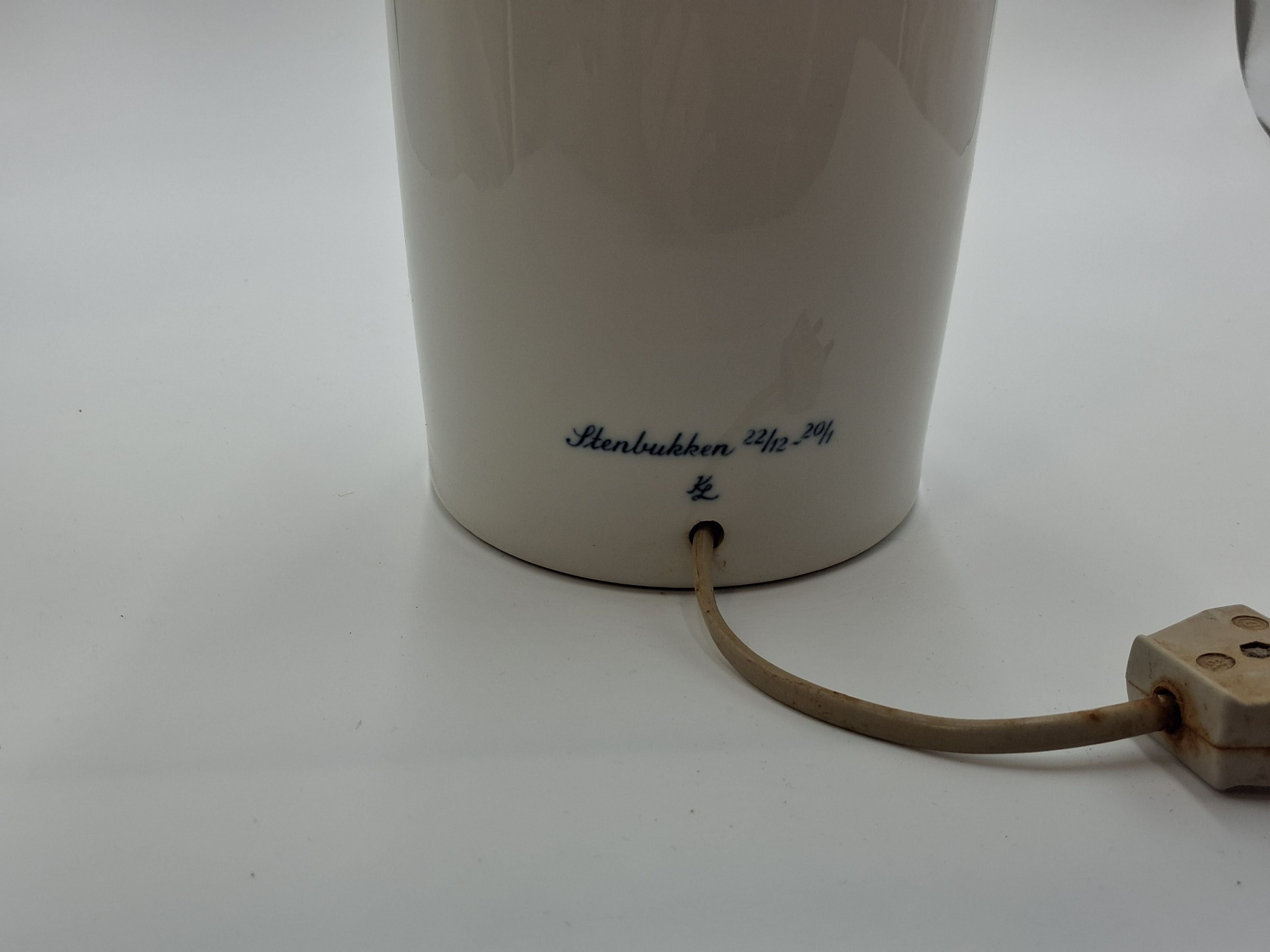 Lampe med stenbukkens stjernetegn - Royal Copenhagen